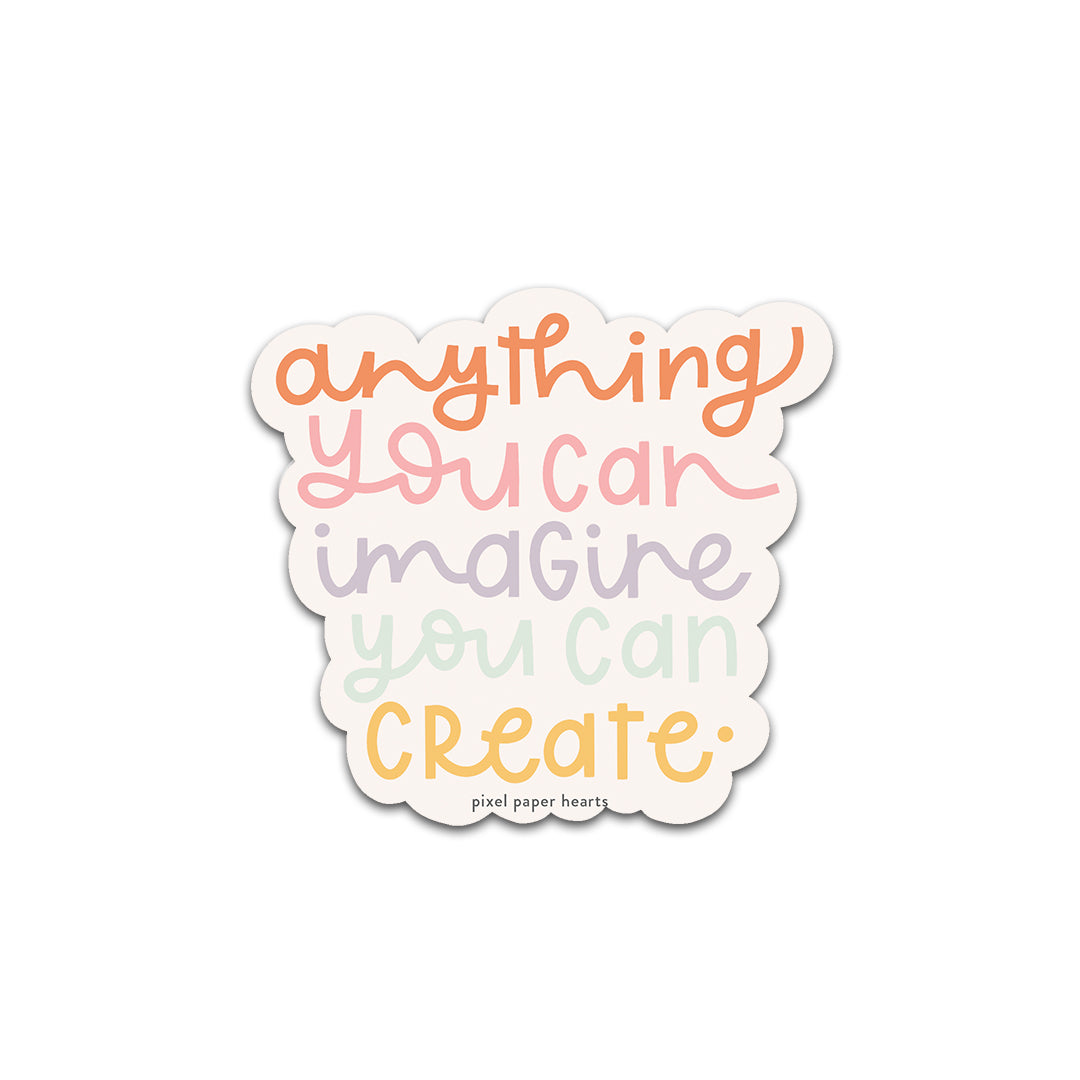 You Can Create Sticker