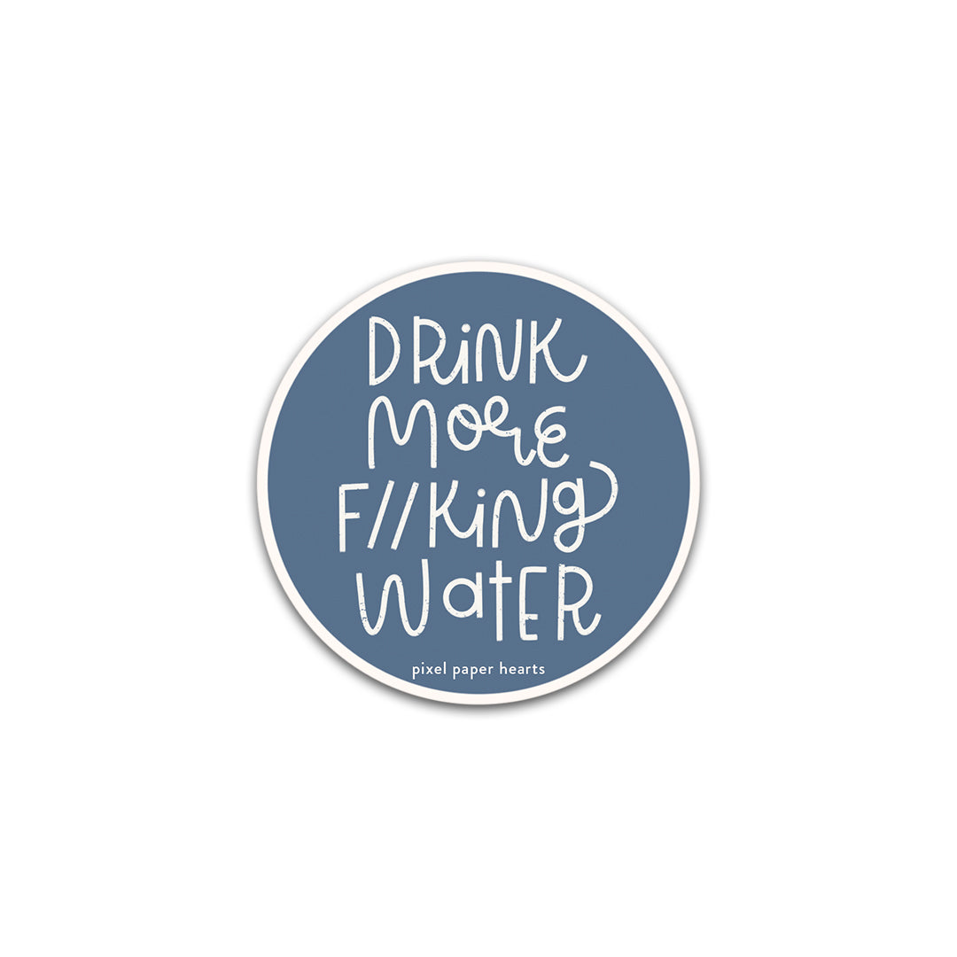 Drink More Water Sticker