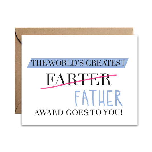 World's Greatest Father Card