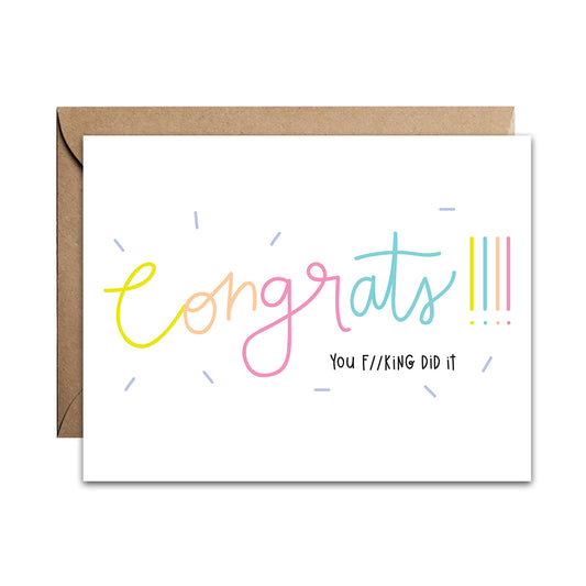 Congrats Card