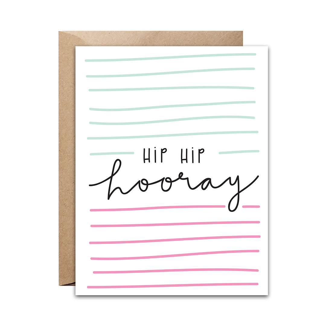 Hip Hip Hooray Card