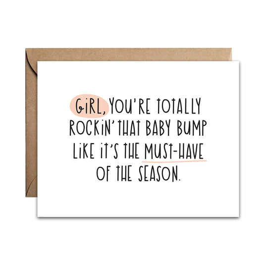 Baby Bump Card