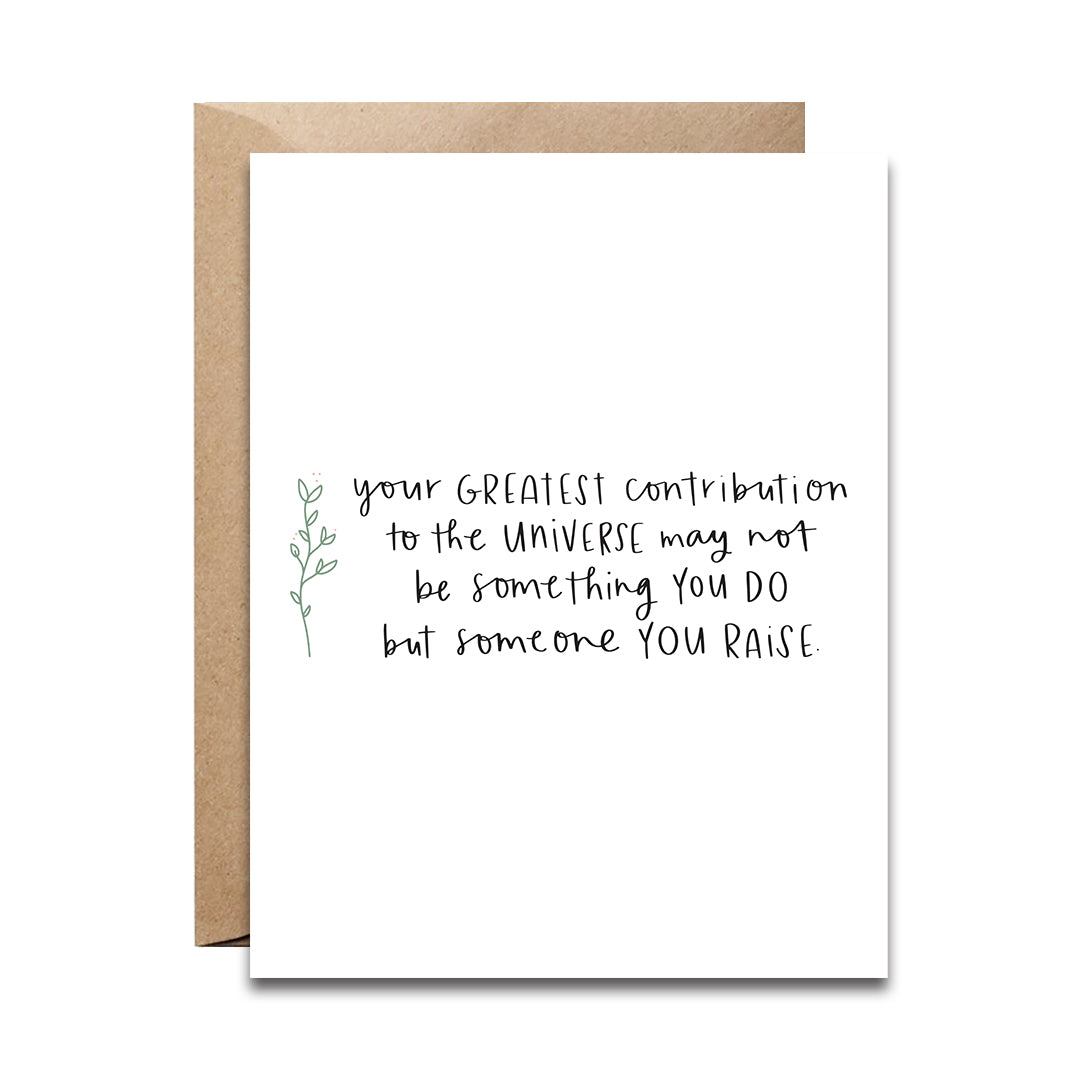 Someone You Raise Card