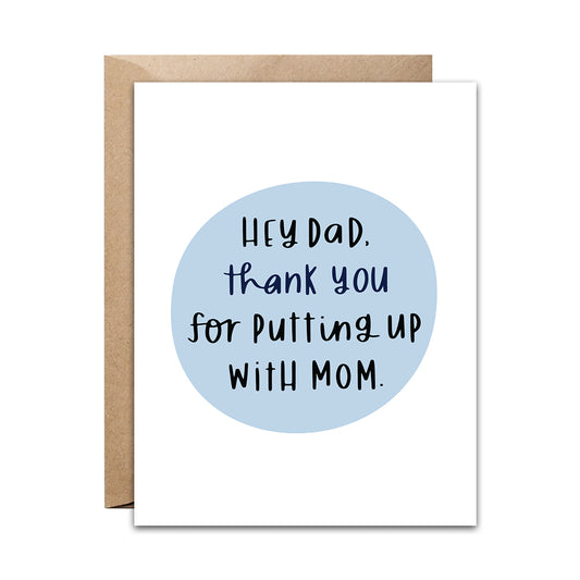 Putting Up With Mom Card