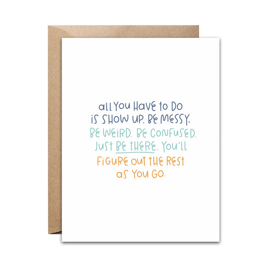 Show Up Card