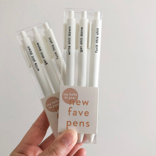 Shit x3 Pen Set