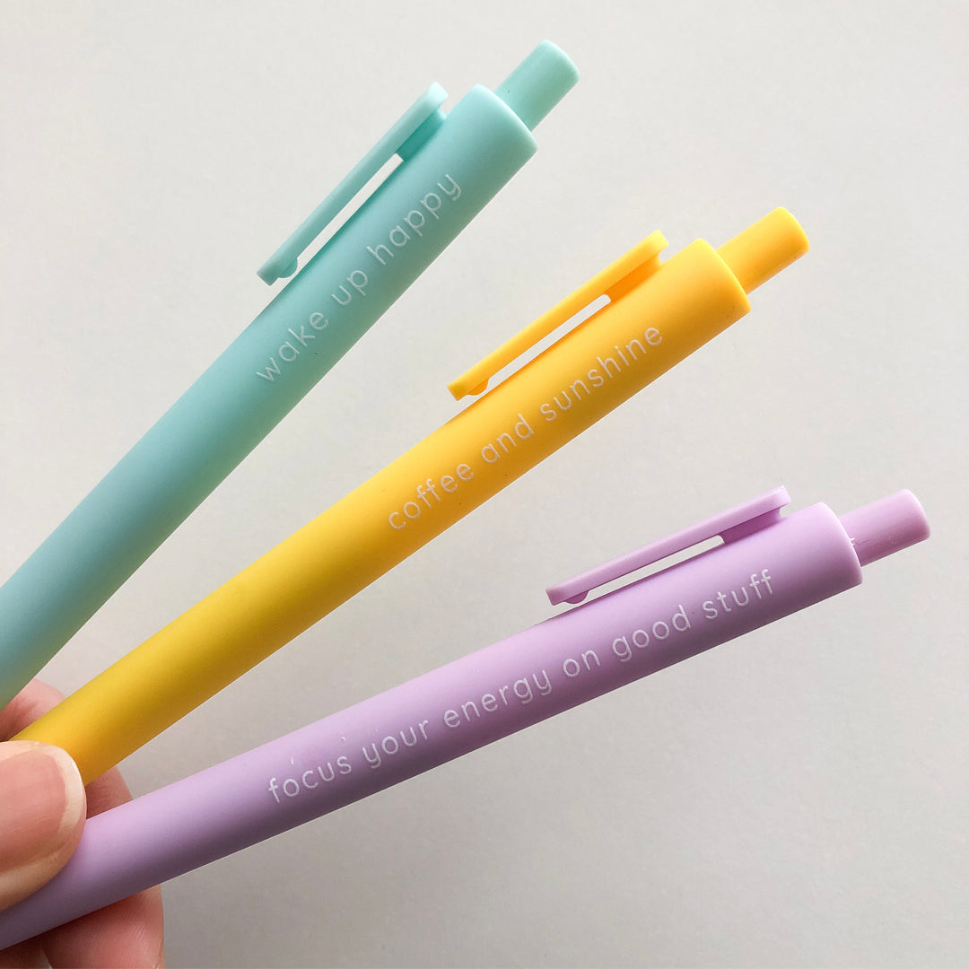 Think Happy Thoughts Pen Set