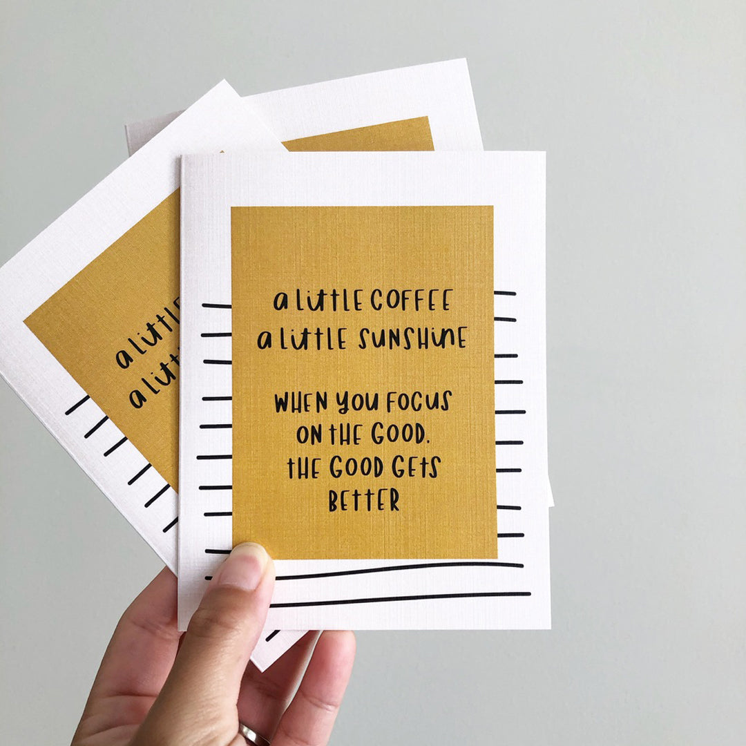 Coffee and Sunshine Card