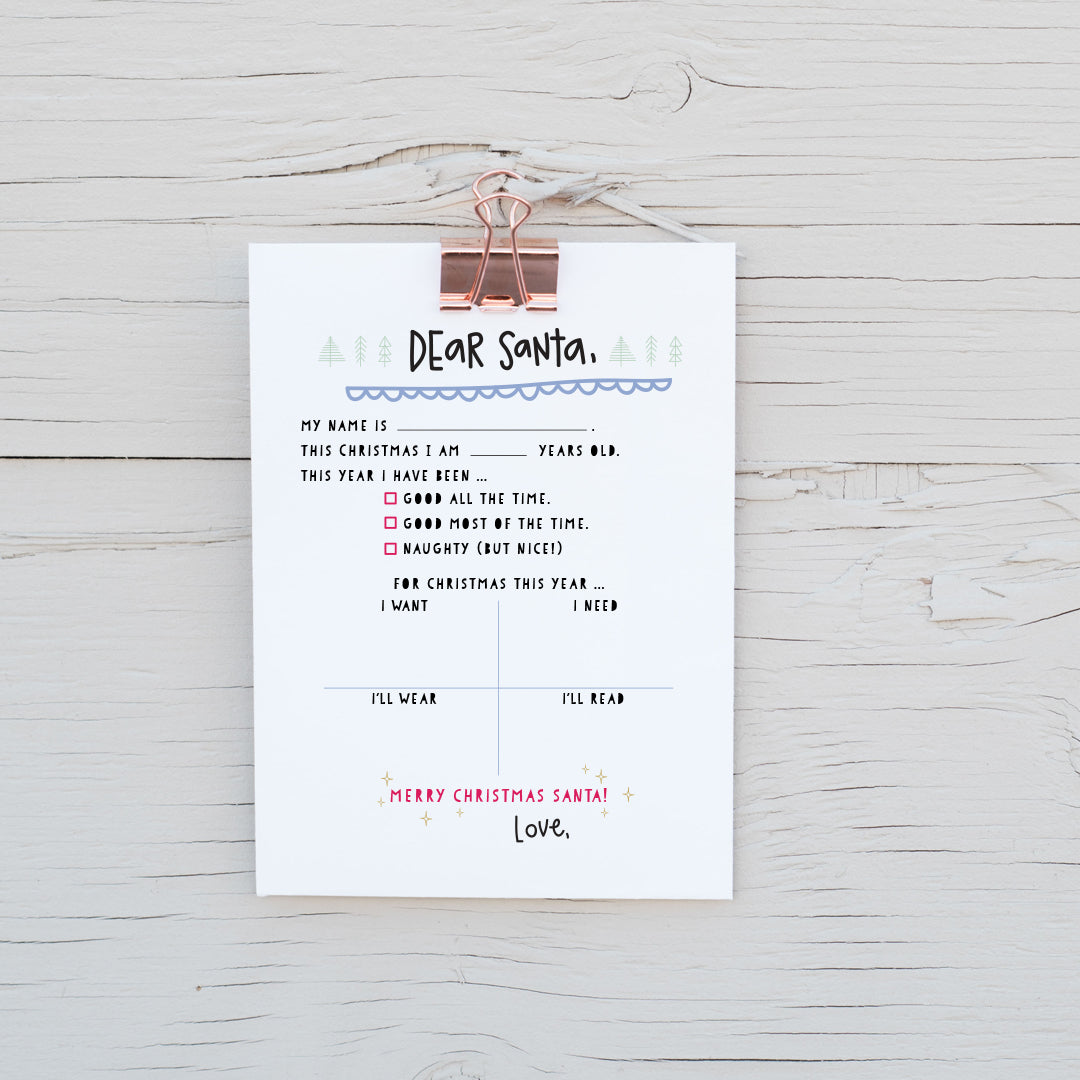 Free Printable: Santa Letter