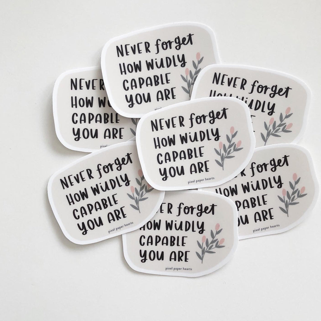 Wildly Capable Sticker