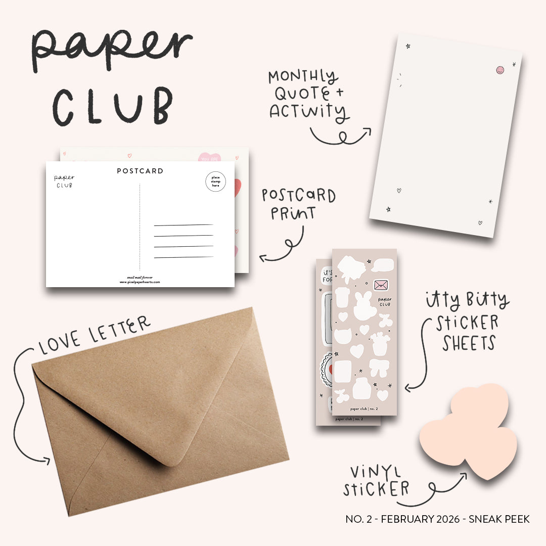 Paper Club - a monthly snail mail subscription