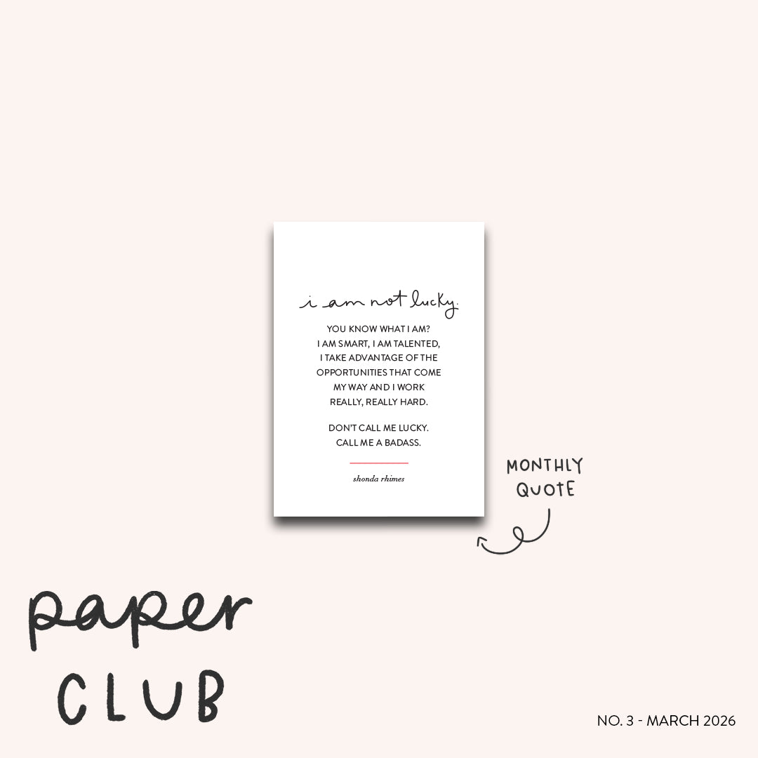 Paper Club - No. 2 - March (Archive)