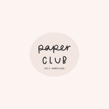 Paper Club - No. 2 - March (Archive)
