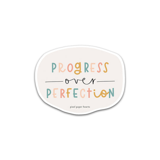 Progress Over Protection Sticker