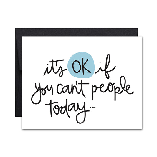 Can't People Card