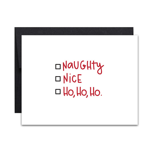 Ho Ho Ho Card Card
