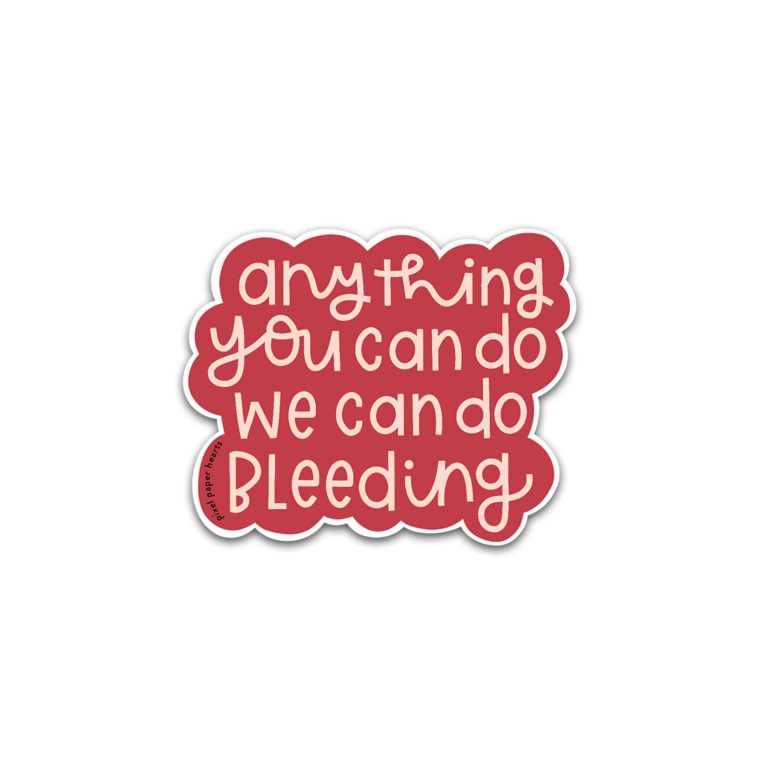 Bleeding Sticker