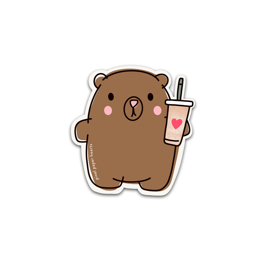 Hydrated Bear Sticker