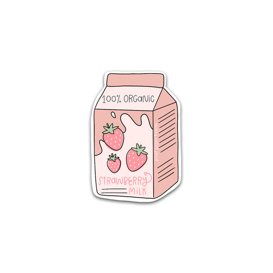 Strawberry Milk Sticker