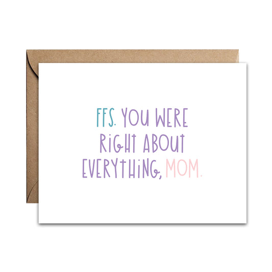 FFS, Mom Card