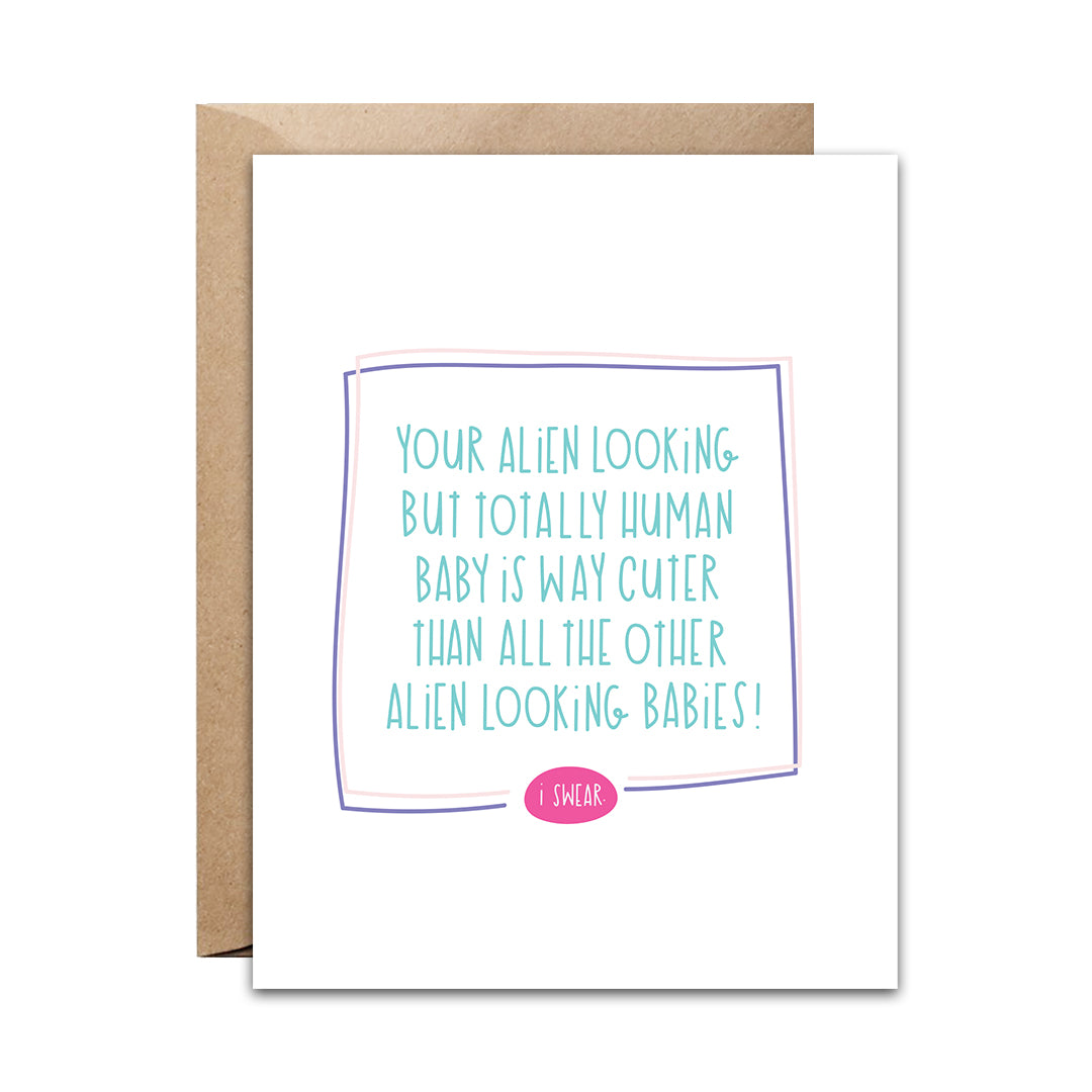 Alien Baby Card