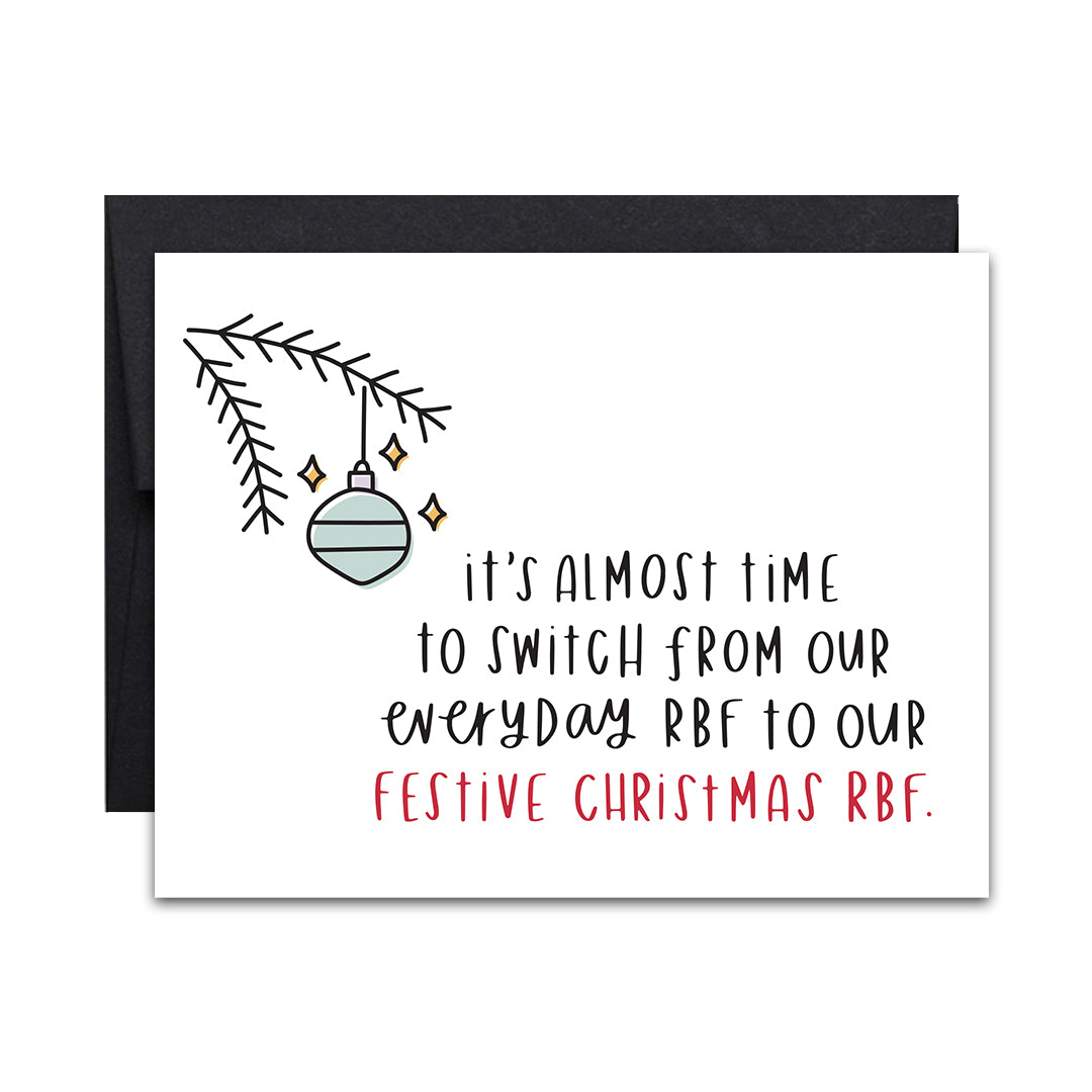 Festive Christmas RBF Card