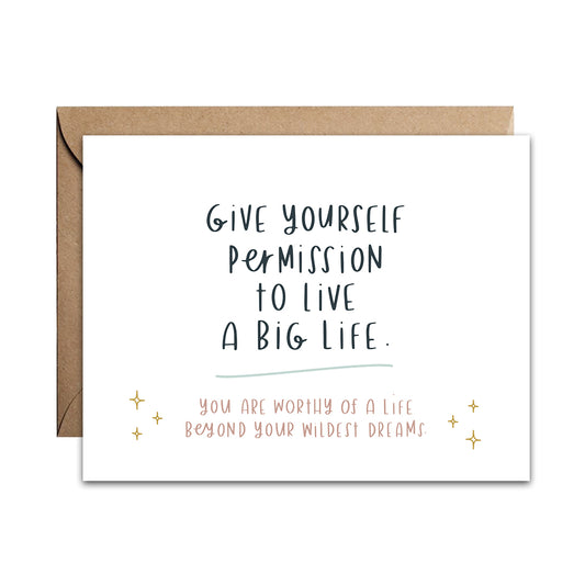 A Big Life Card