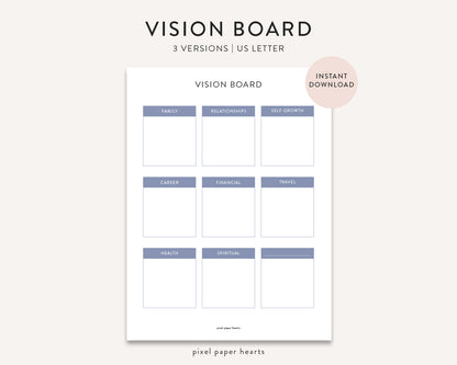 Free Printable - Vision Board