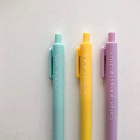 Think Happy Thoughts Pen Set