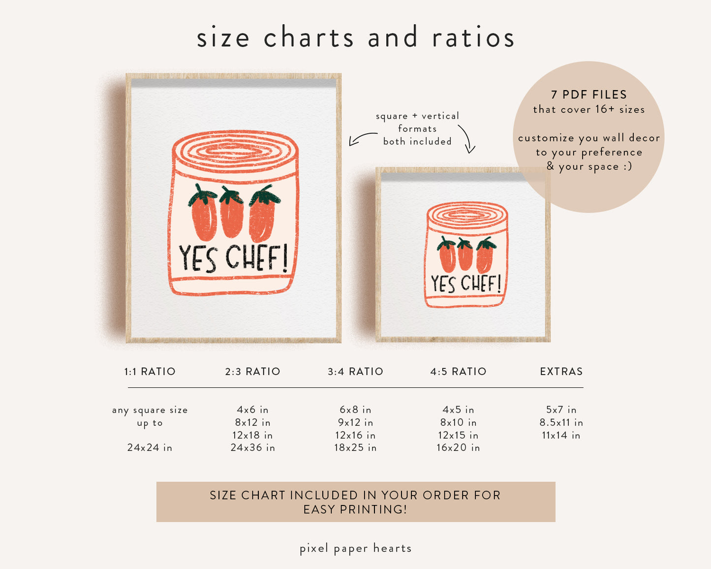 Yes Chef - Printable