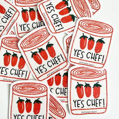 Yes Chef Sticker