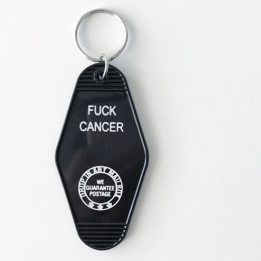 F//k Cancer Key Tag