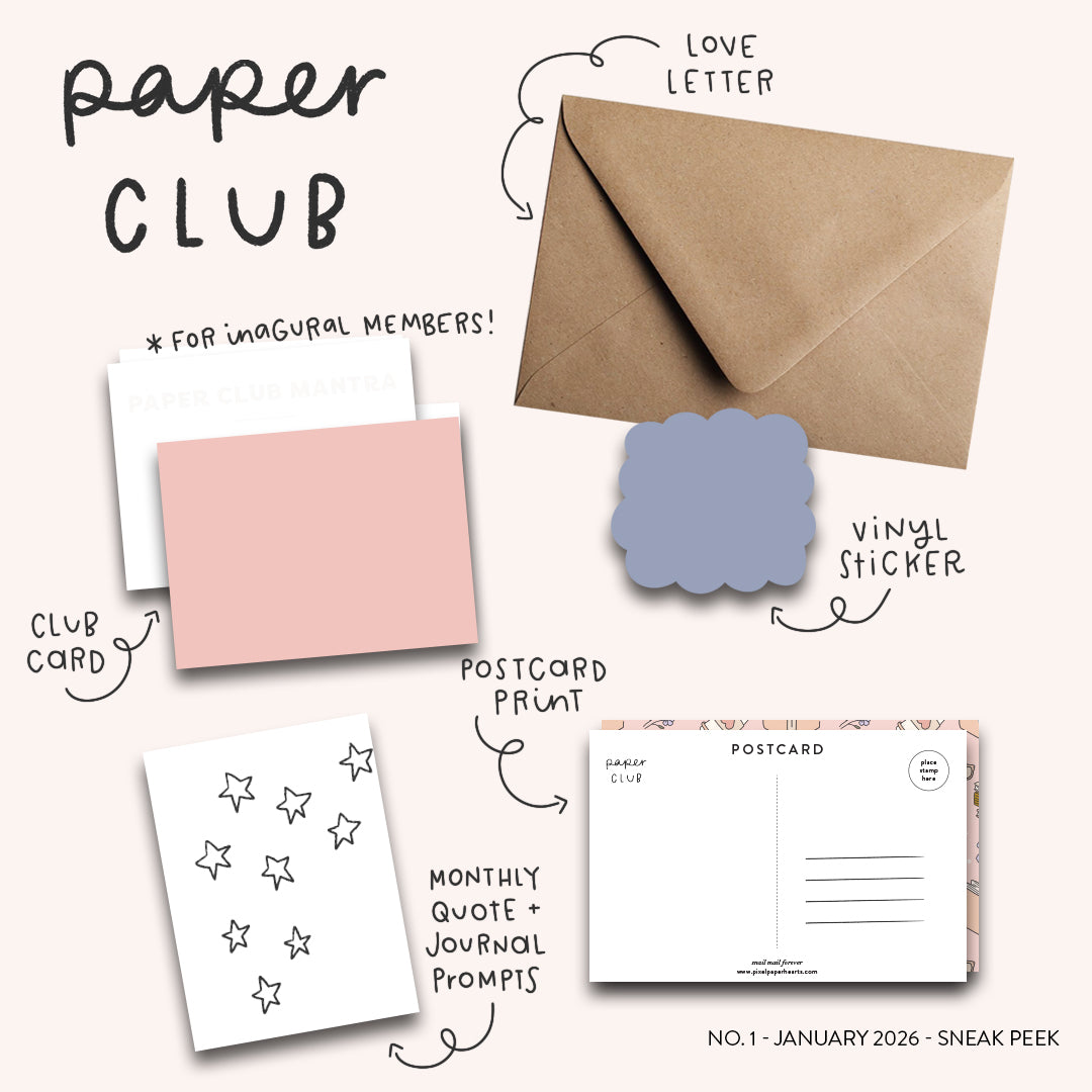 Paper Club - a monthly snail mail subscription