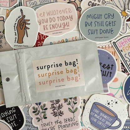 Surprise Bag - 5 Stickers - Free Shipping